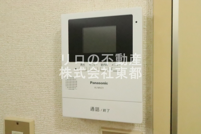 セキュリティ　訪問者が一目で分かるＴＶモニタ付インターホンです！