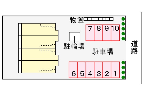 駐車場　配置図