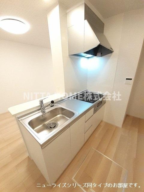 キッチン　【イメージ写真】３口コンロのカウンターキッチンを設置◇