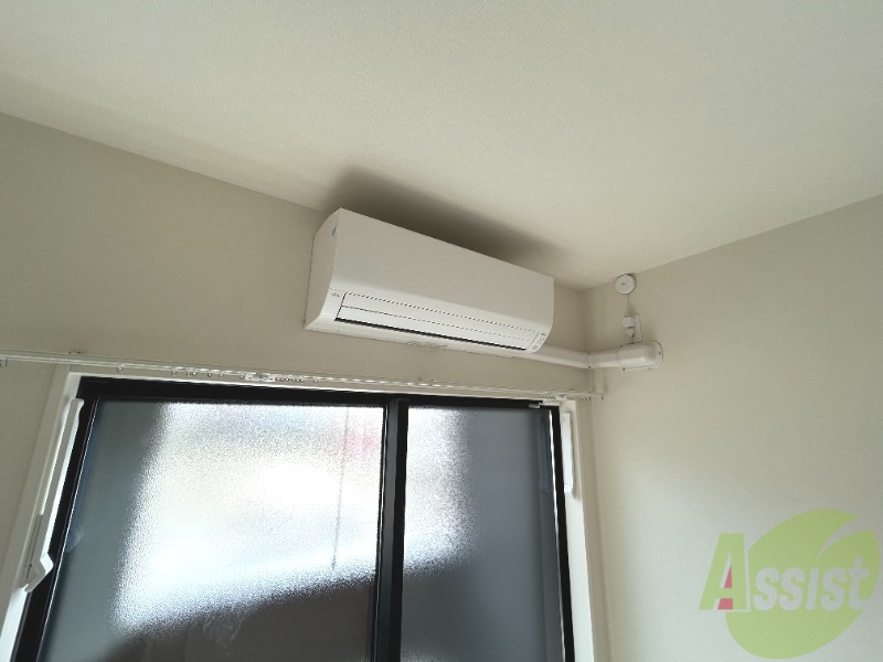 その他設備　エアコン設置済みで寒暖対策も安心ですね。