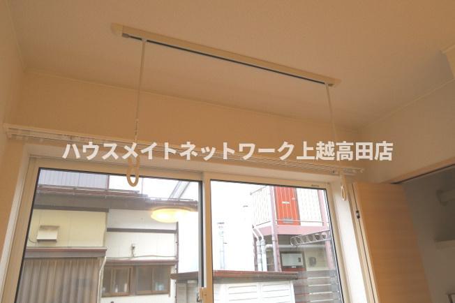 眺望　室内物干し