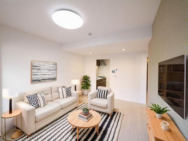 居室・リビング　CGで家具等を配置したもので家具等は含まれません