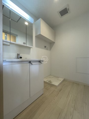 洗面設備　クリアクレセント住之江　洗面脱衣所