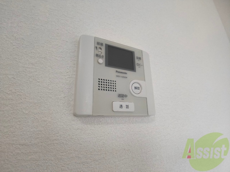 セキュリティ　インターホンで来客確認ができます。安心ですね。