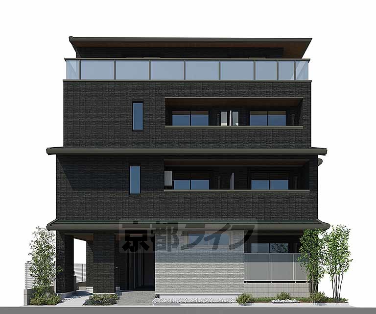 建物外観　予想図、・完成予想図です