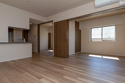 居室・リビング　同物件・別タイプ3LDKの室内　イメージとして