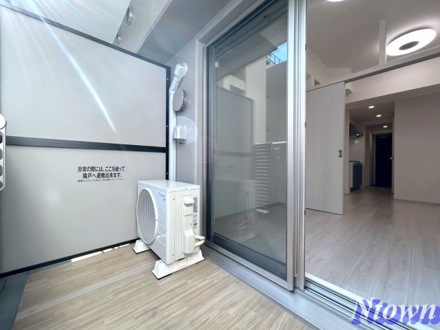 バルコニー　広々としたバルコニーです