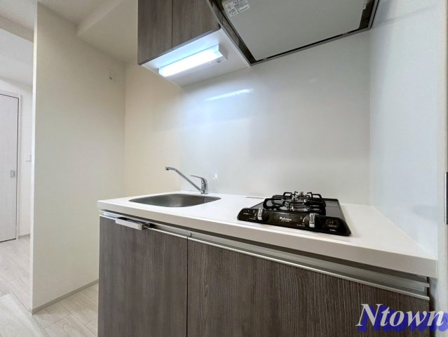 キッチン　コンパクトなキッチンで掃除もラクラク