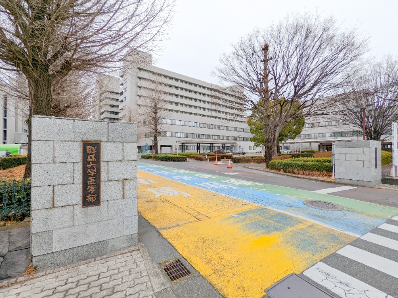 病院　群馬大学医学部附属病院（病院）まで4943m