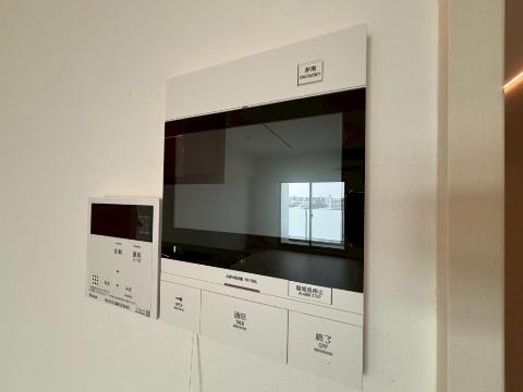 セキュリティ　カメラ付インターホン（イメージ）