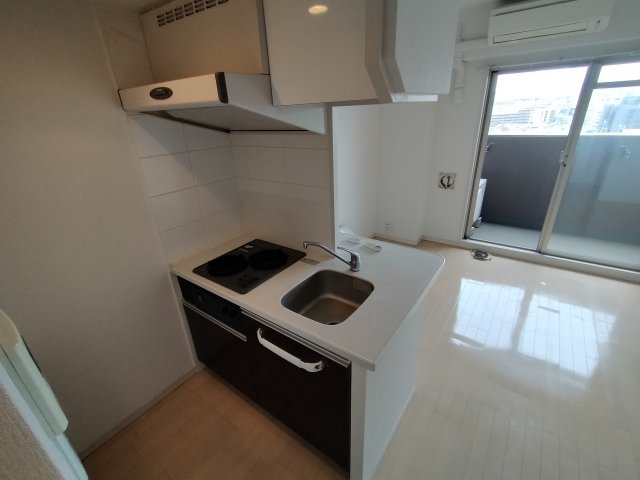 キッチン　2口ガスコンロ付きです