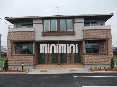 建物外観　全室角部屋のアパート