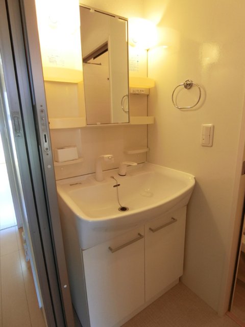 洗面設備　同物件別号室のものです。