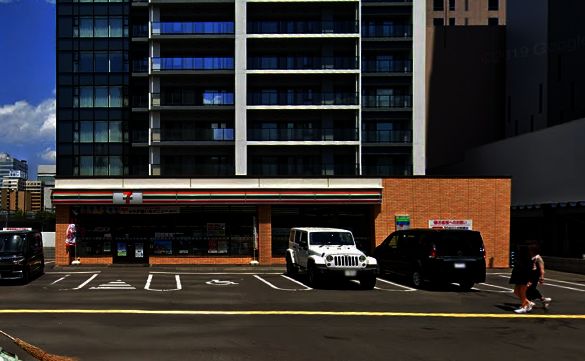 コンビニ　セブンイレブン札幌北4条東1丁目店（コンビニ）まで184m