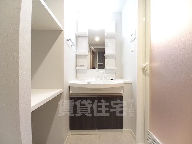 洗面設備　203号室写真