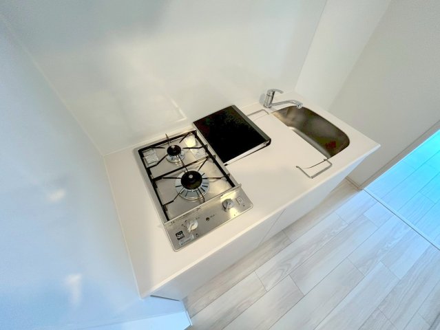 キッチン　作業のしやすい広めのキッチンです。