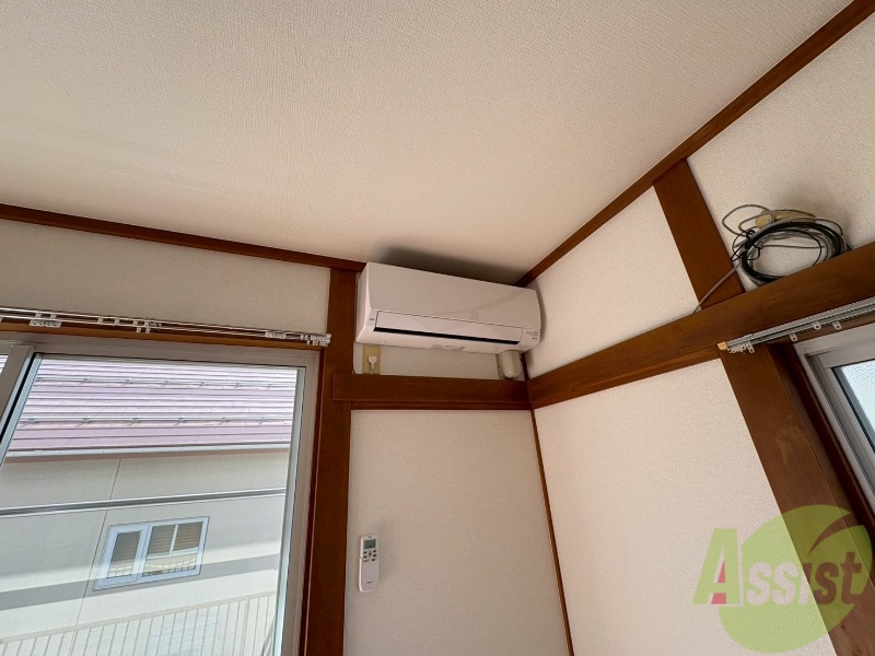 その他設備　エアコンが付いてるので春夏秋冬快適に過ごせます。