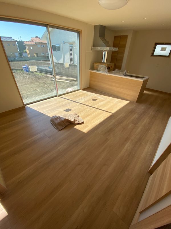 居室・リビング　※本物件は完成済みです。（写真は施工中のものになります）