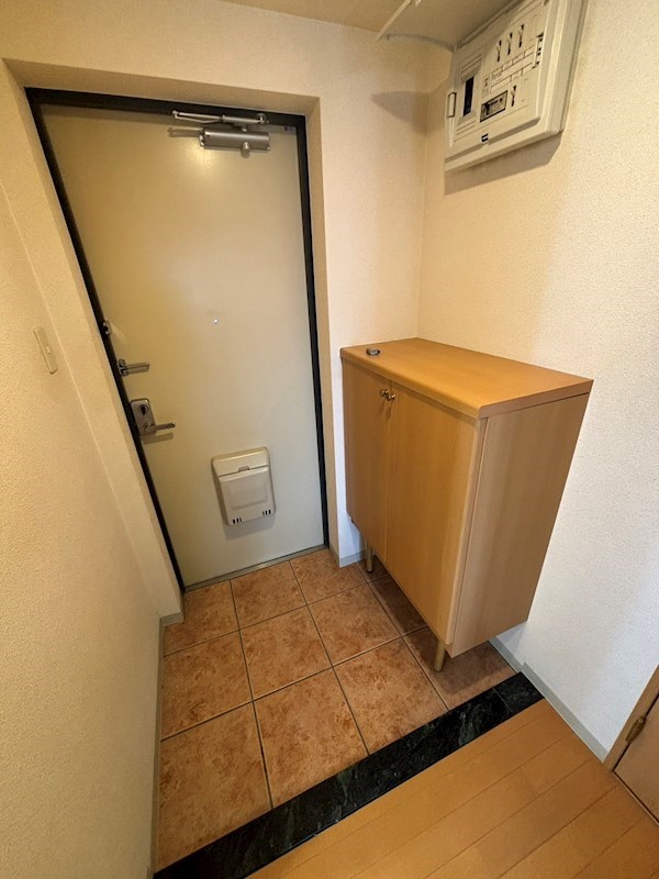 玄関　シューズボックス付きの玄関