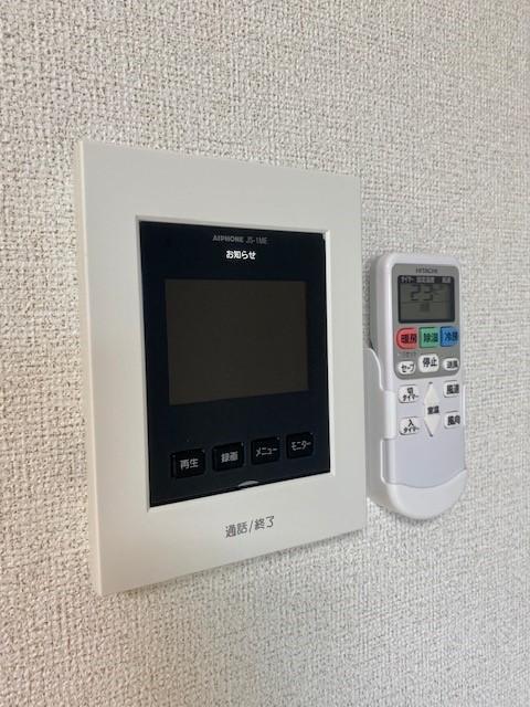 バルコニー　モニター付きインターホン
