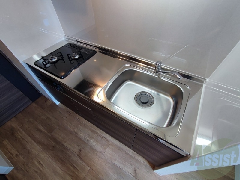 キッチン　キッチンはスペースも広々していて使いやすそうですよ！