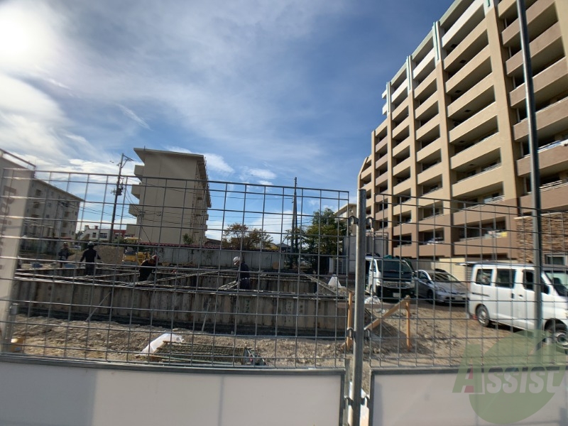 眺望　物件はこちらに建設予定となっております。