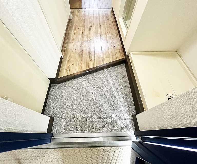 玄関　靴収納つきの玄関です