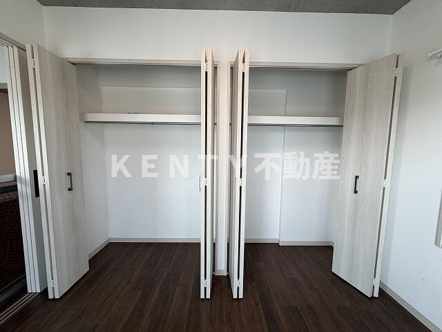 収納　十分な収納スペースがあります