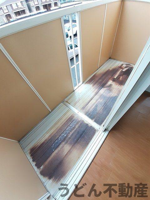 バルコニー　うどん県のお部屋探しはうどん不動産へ うどんちゃんとLINE