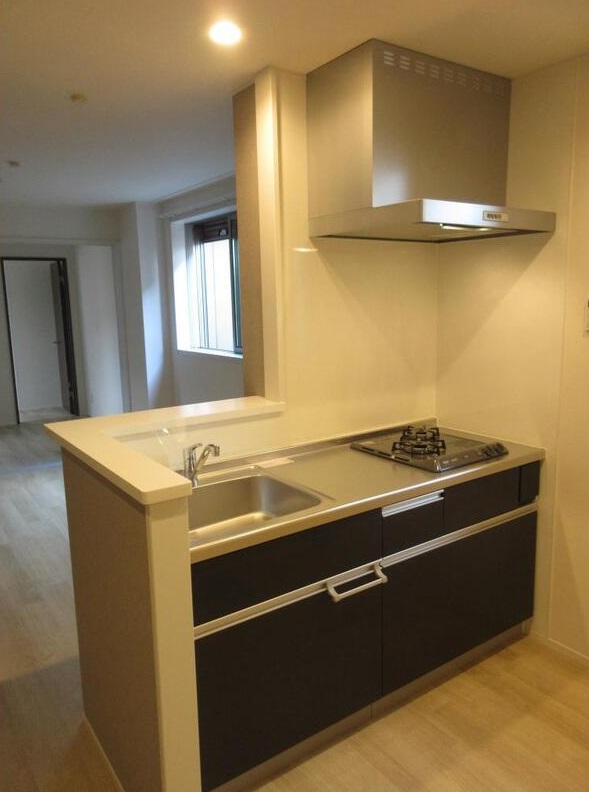 キッチン　ガスコンロ付のキッチン