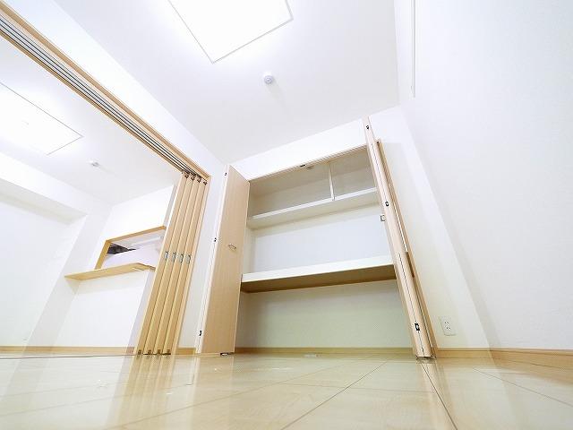 収納　収納があります