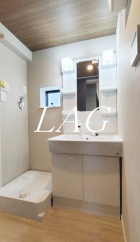 洗面設備　洗面台です。