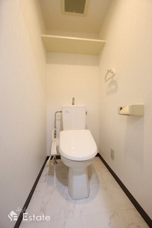 トイレ　温水洗浄便座取付け可