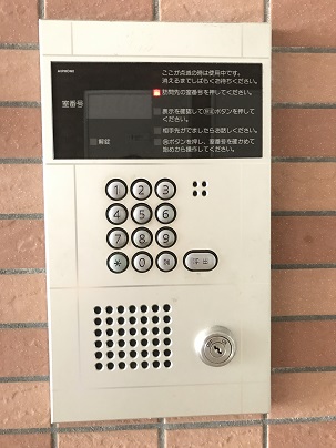 エントランス　安心オートロックマンション
