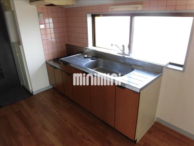 キッチン　２口ガスコンロ設置可能なキッチンです