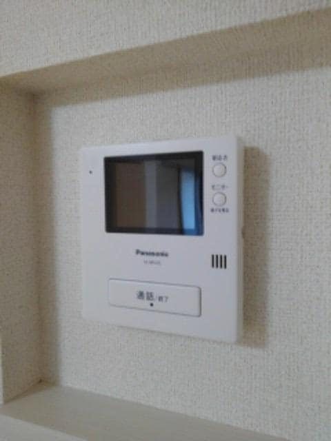セキュリティ　カメラ付きで安心です。