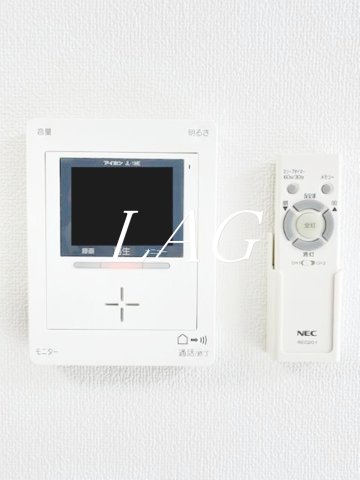セキュリティ　モニター付インターホンです。