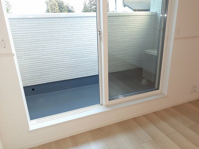バルコニー　落ち着いた時間を過ごせるバルコニーです