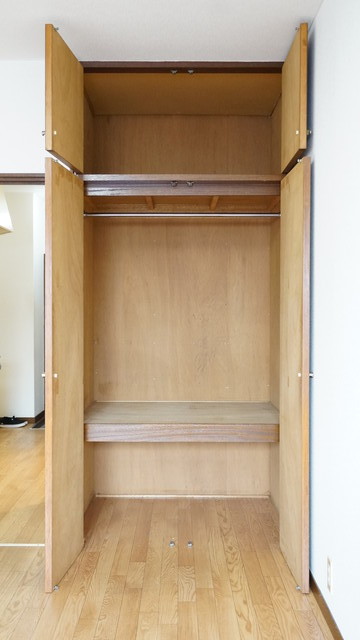収納　奥行のある収納付です！増えがちな荷物をスッキリ収納できます