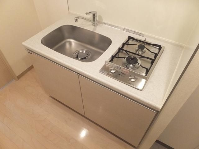 キッチン　ガス2口システムキッチン