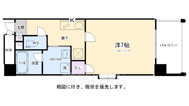 ベラジオ四条大宮の間取り写真