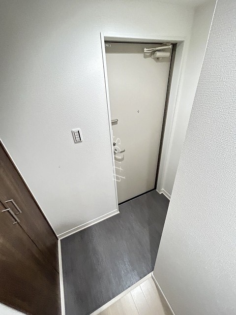 玄関　シューズＢＯＸ付きの玄関