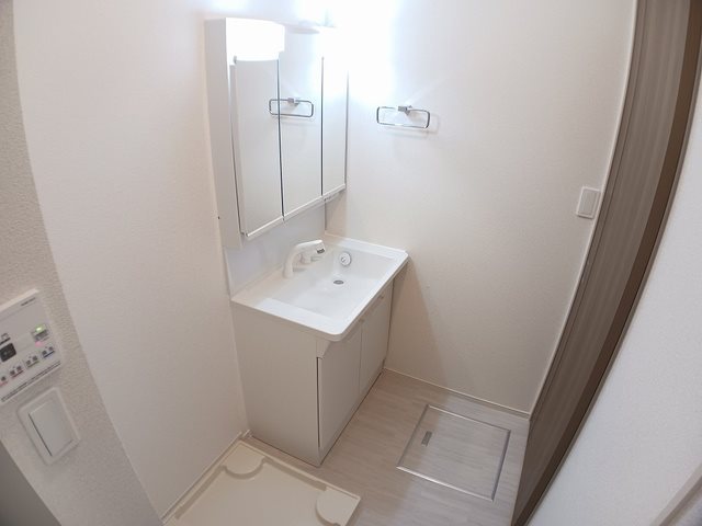 洗面設備　※別号室の写真です。