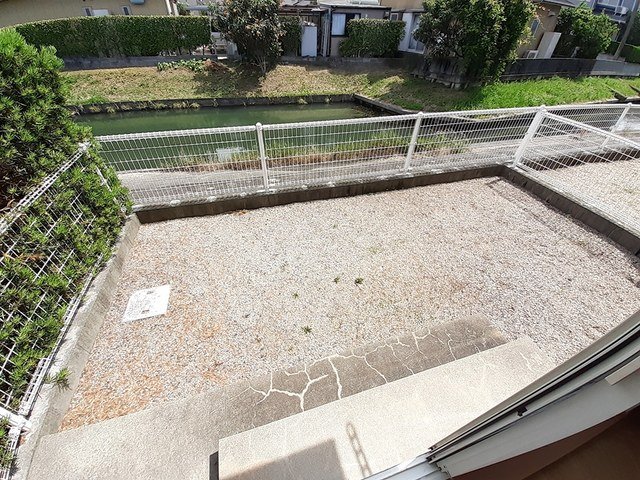 庭　お庭の付いた物件です