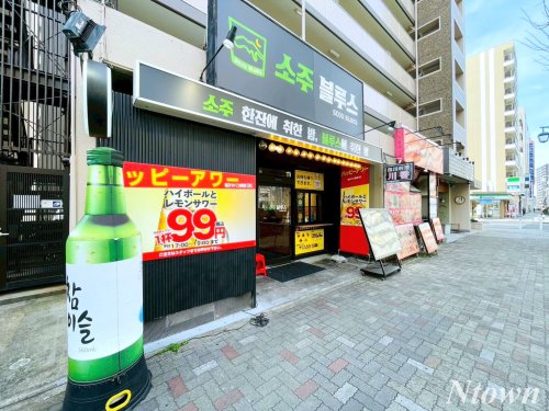 飲食店　ウォンシャチキン＆キンパ天国本店プレミアム（飲食店）まで177m