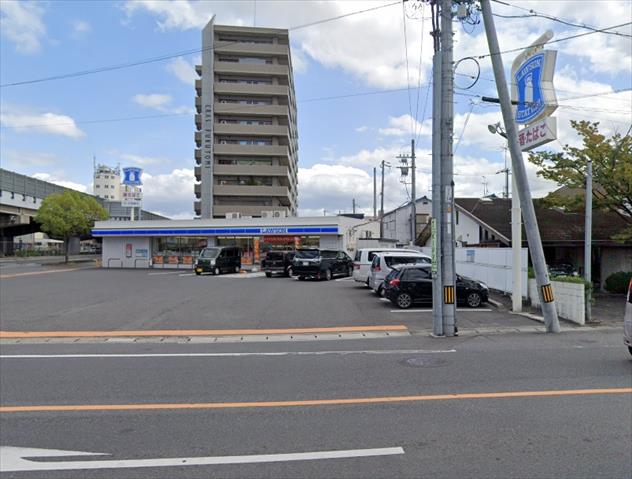 コンビニ　ローソン 岡山福富店（コンビニ）まで807m