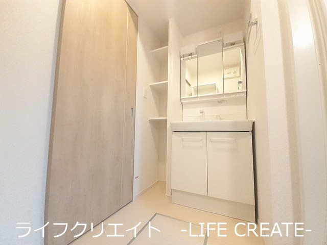 洗面設備　写真は203号室