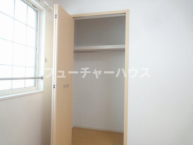 収納　たっぷりとした収納スペースです