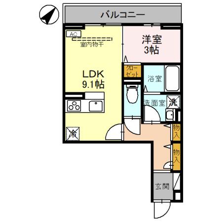 ラポーム西川口の間取り写真