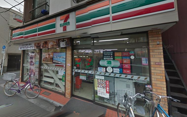 コンビニ　セブンイレブン 杉並和田店（コンビニ）まで380m